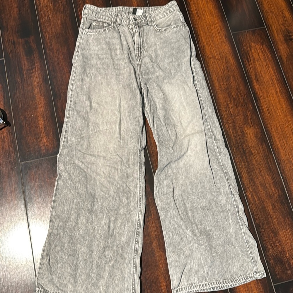 H&M baggy wide low jean